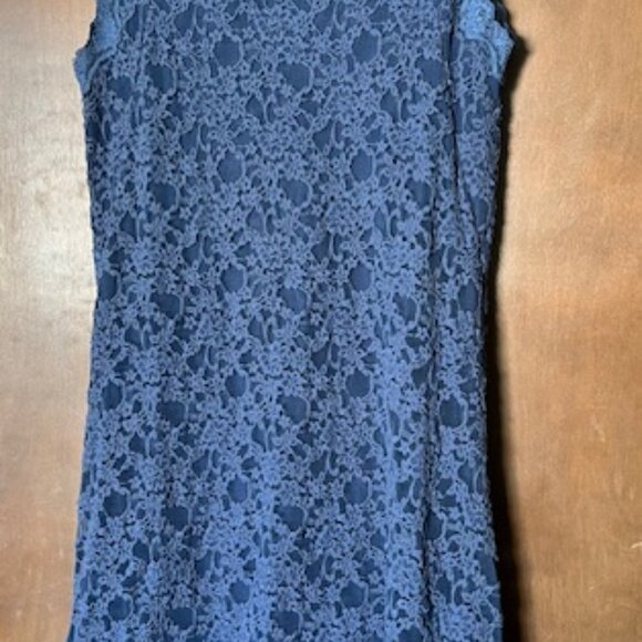 Rosemunde Blue Lace Cocktail Dress - Picture 2 of 6